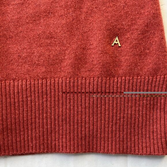 ALTUZARRA 100% Cashmere Short Sleeve Sweater Pullover Crewneck Top Button Back - Picture 5 of 11